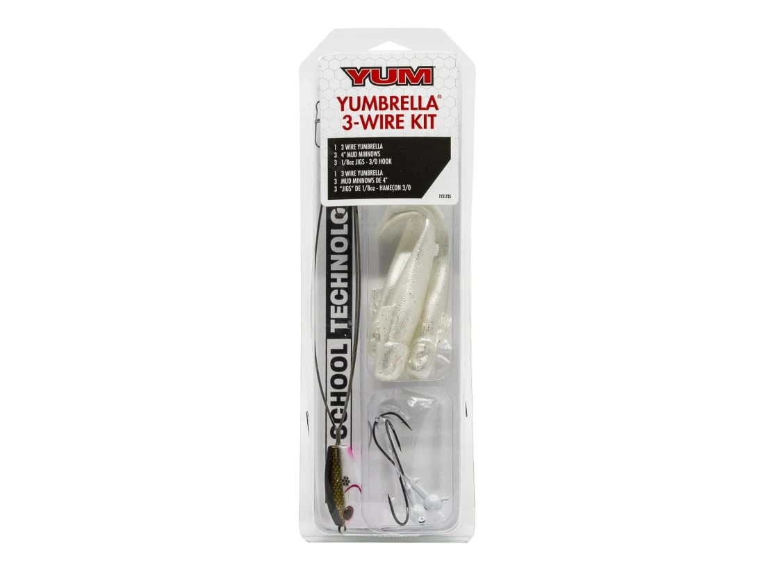 Yum Yumbrella 3 Wire Rig Kit - Tennessee Shad 4 Yum Yumbrella 3 Wire Rig Kit - Tennessee Shad – Bild 2