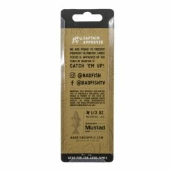 Badfish Bad Bucktail 7 Badfish Bad Bucktail -Soft Baits Verkäufe badfish badbucktail packaging back