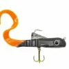 Musky Innovations Spring Bull Dawg 2 Musky Innovations Spring Bull Dawg -Soft Baits Verkäufe muskyinnovations blackorange springdawgs 10 35 mky 10004a 1