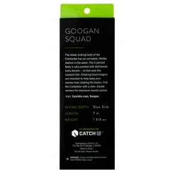 Googan Squad Contender -Soft Baits Verkäufe packaging conender back ggs